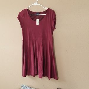 Dress large maroon aeropstale